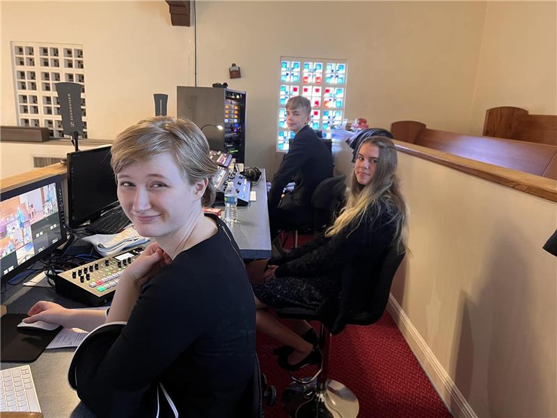 Behind the scenes in the control room