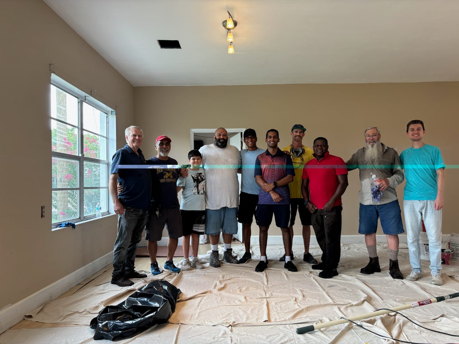 Men's group meeting